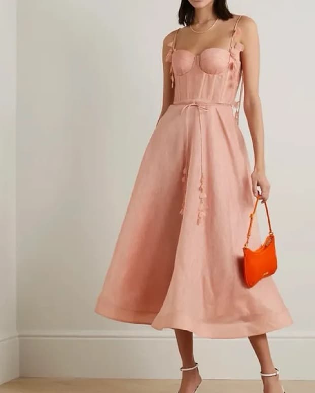 Zimmermann Wonderland Midi Corset Dress - Image 1