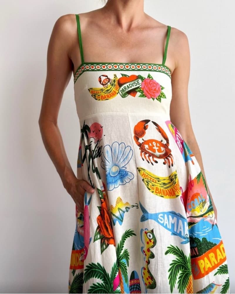Alemais Alan berry Dress - Image 2