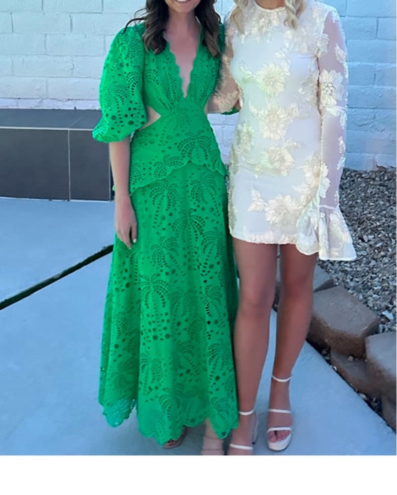 Farm Rio Lace Maxi Dress - Image 1