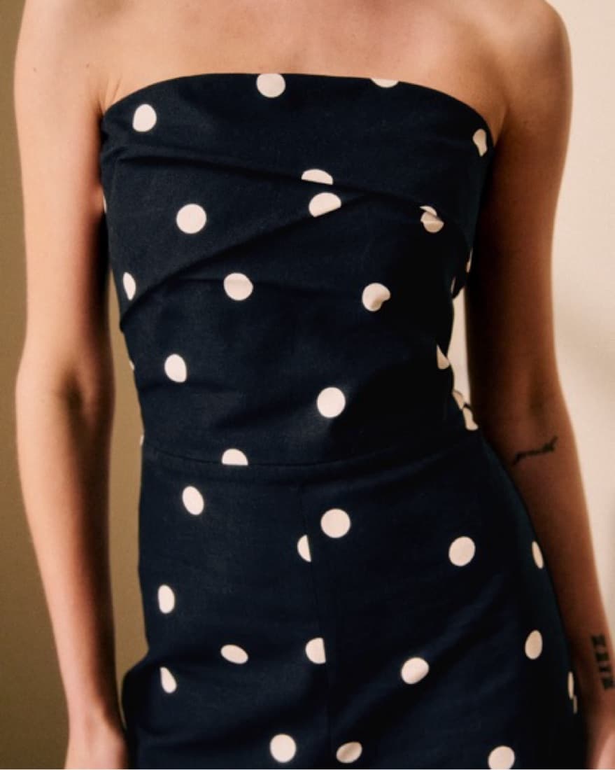 Sezane Polka Dot Jumpsuit - Image 4