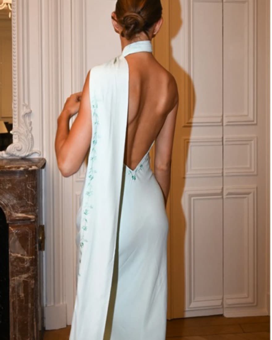 Yllw The Label Teal Hendricks Dress - Image 5
