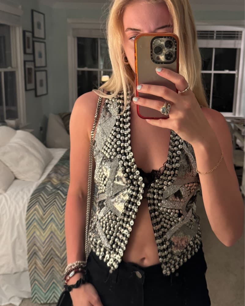 Pinko Embellished Vest - Image 1