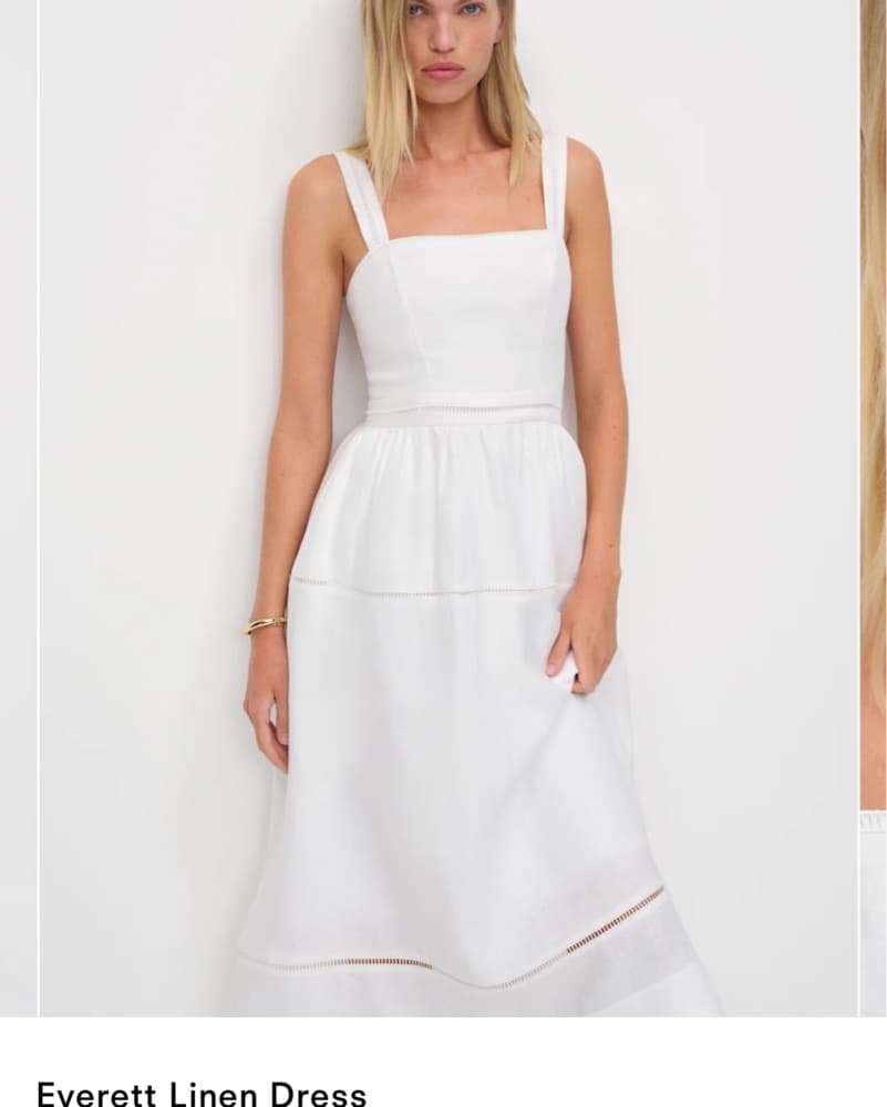 Reformation Everett Linen Dress - Image 1