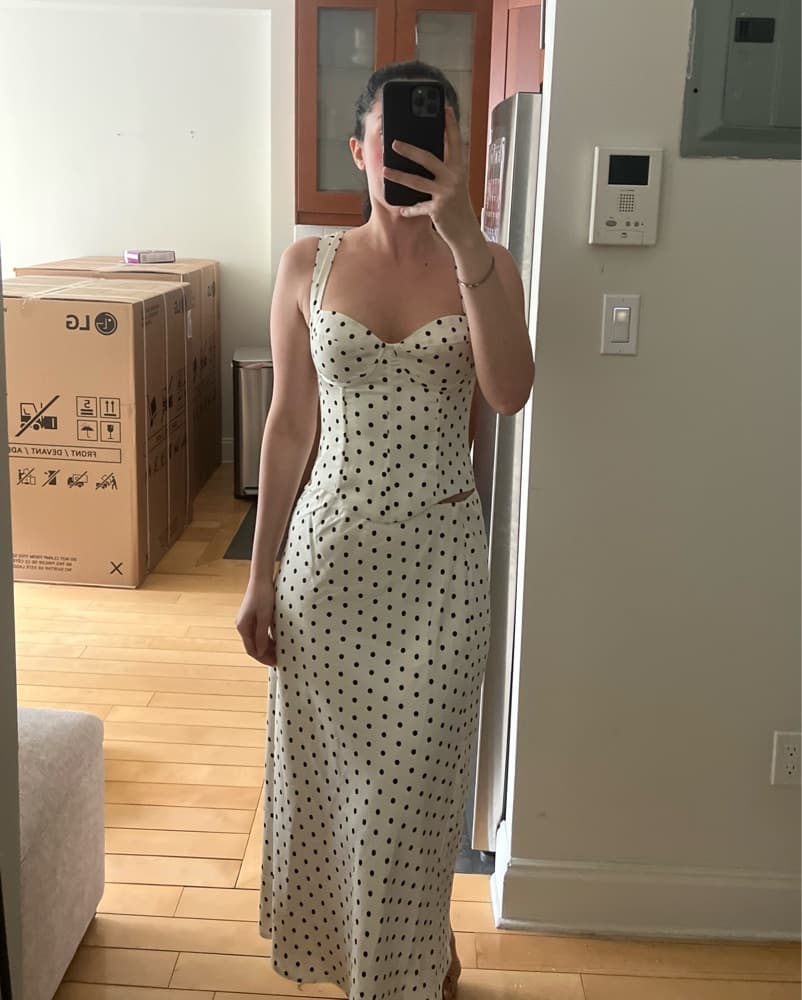 Karlita Set In White Polka - Image 2