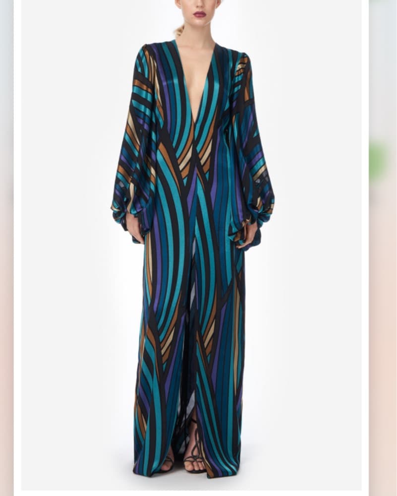Costarellos Willow Printed Gown - Image 2