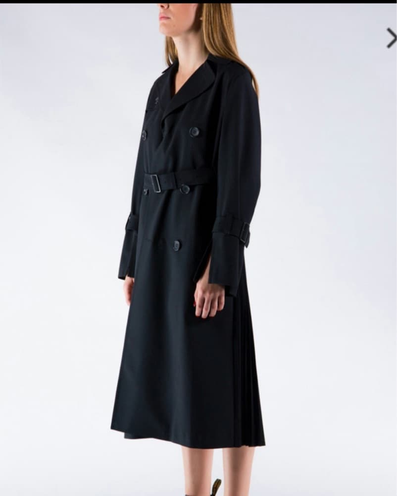 JUNYA WATANABE Pleated Back Trench Coat - Image 4