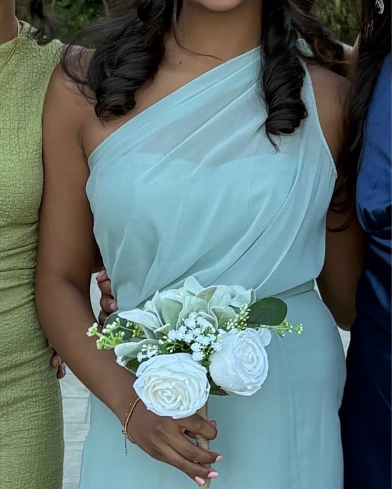 Green Blue Long dress - Image 2