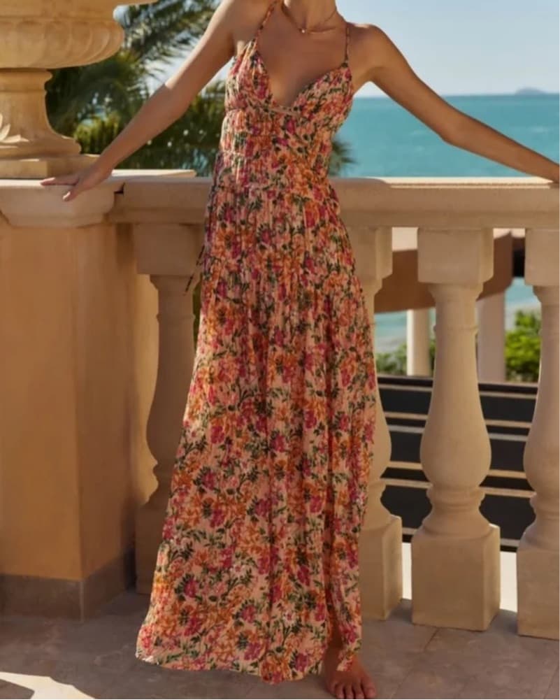 ASTR The Label Tropics Floral Maxi Dress - Image 1