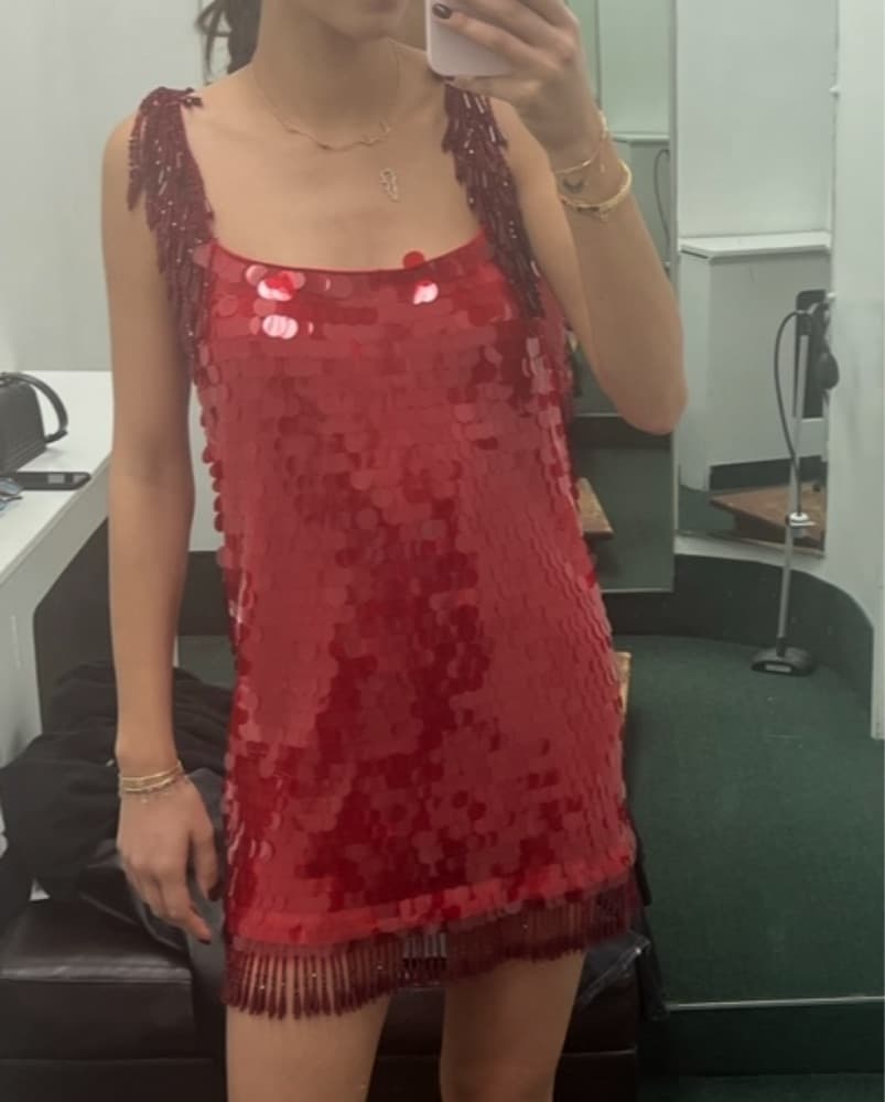 Alexis Zenovia Red Sequin Minidress - Image 5