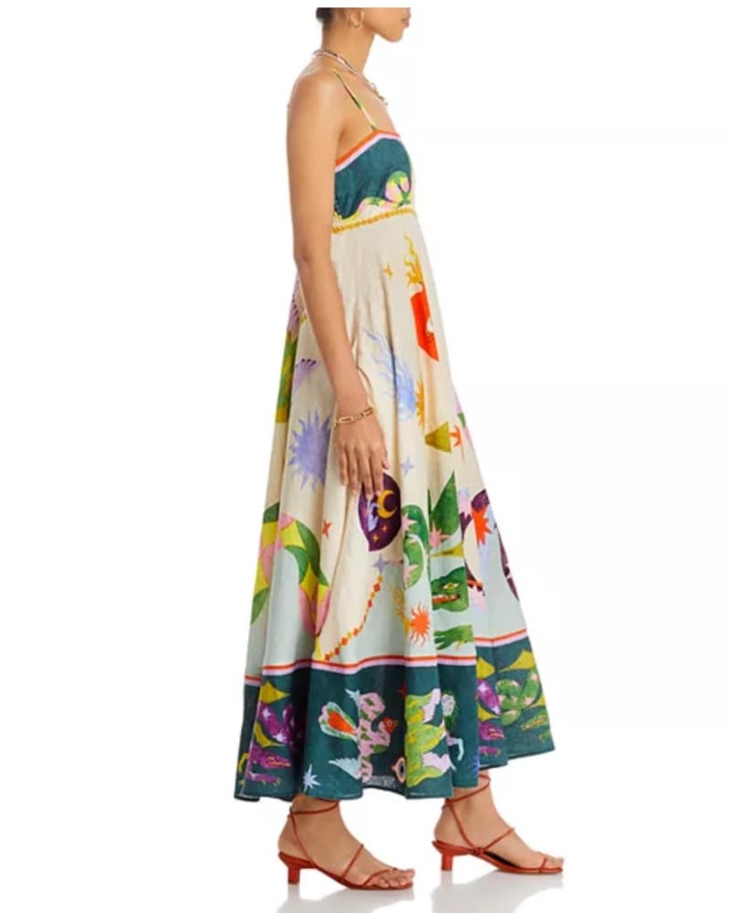 Linen Maxi Dress - Image 2