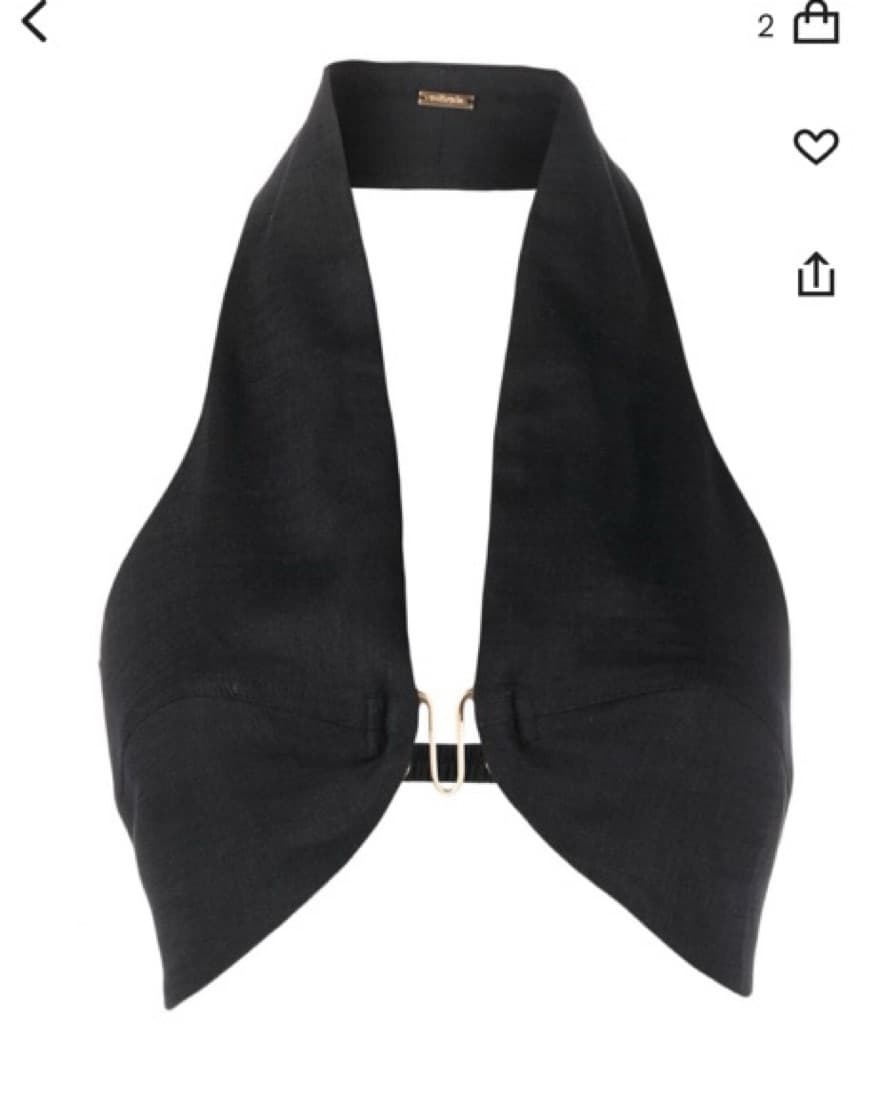 Cult Gaia Halterneck Crop Top  - Image 2