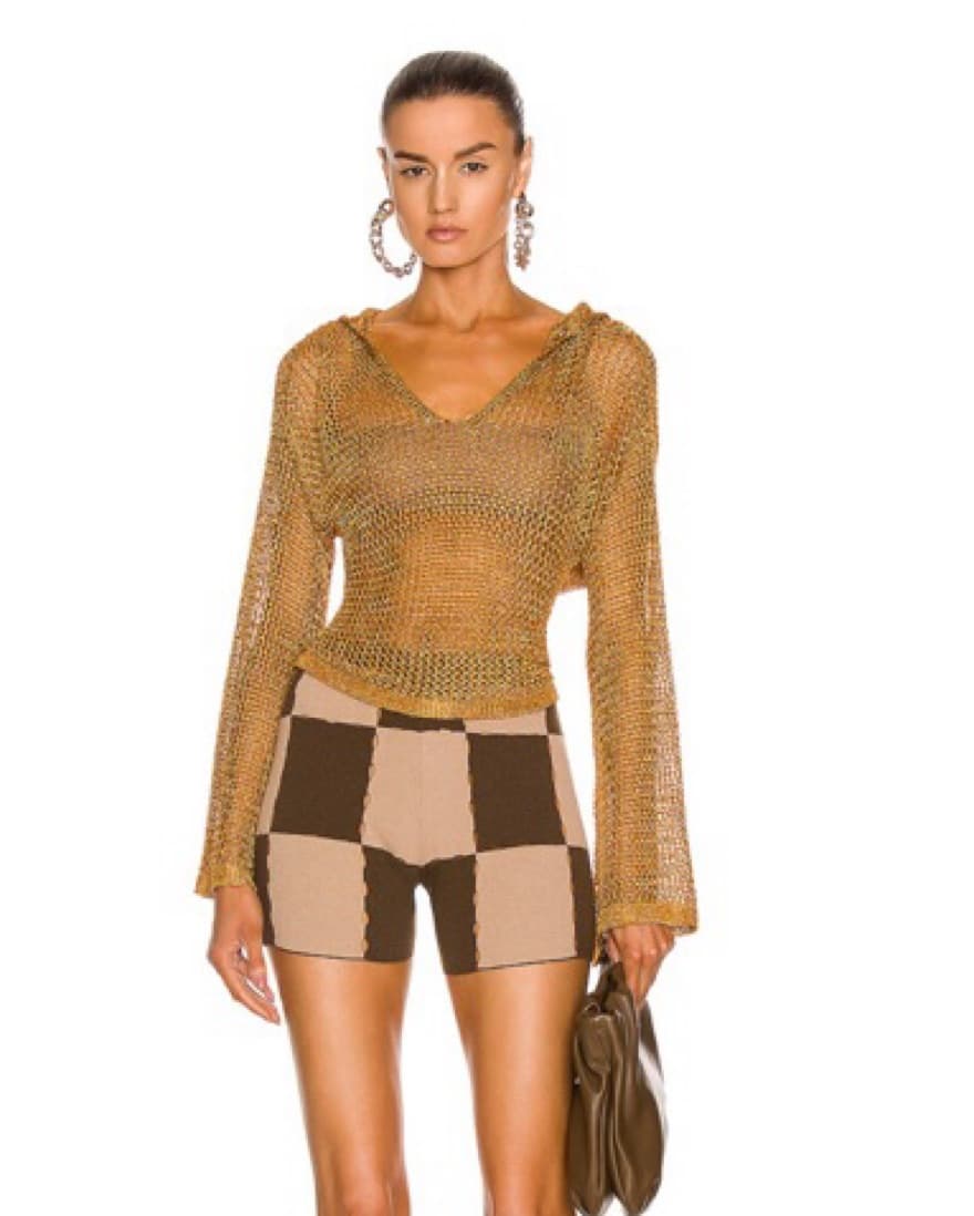 CULT GAIA Catherine Knit Crochet Coverup - Image 3