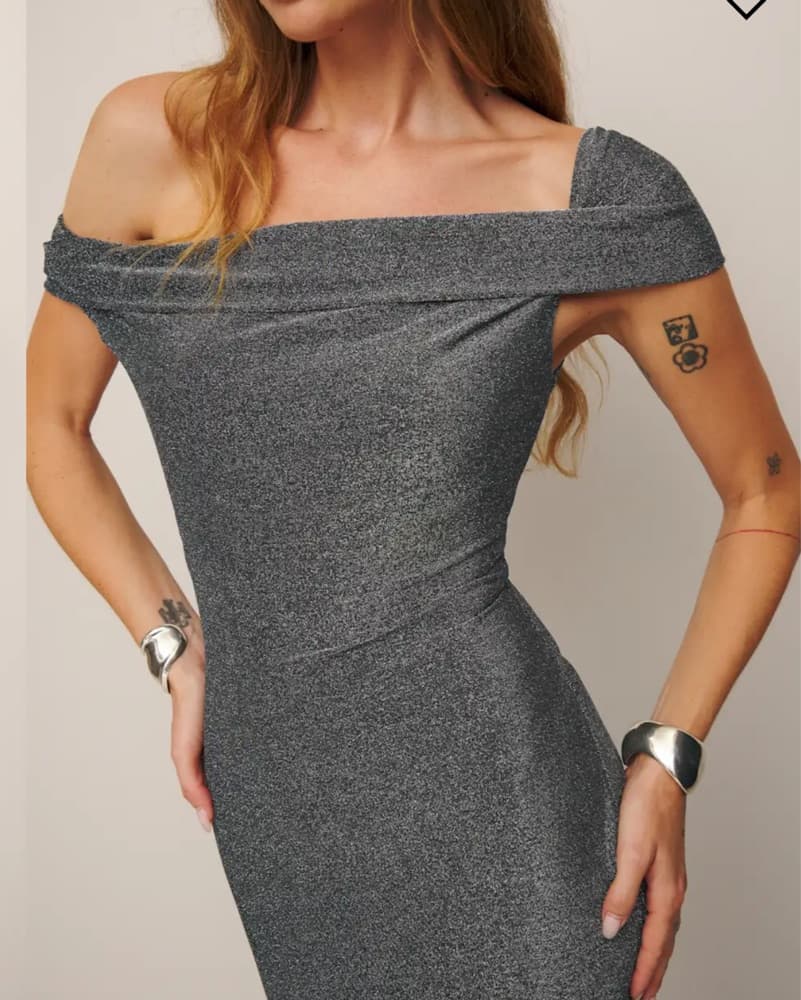 Reformation Off-Shoulder Maxi Dress - Image 3
