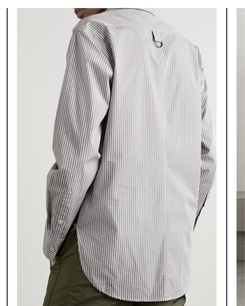 Charlie Striped Cotton Poplin Shirt - Image 2