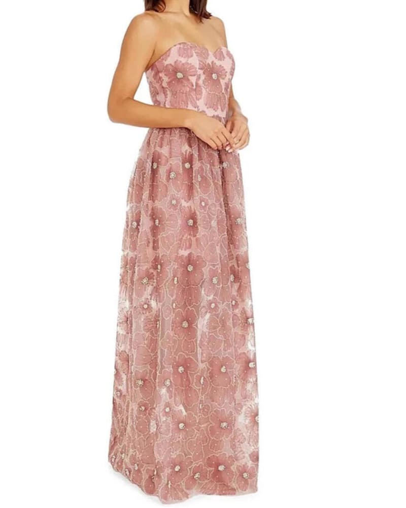Dress The Population Floral Dress - Image 2