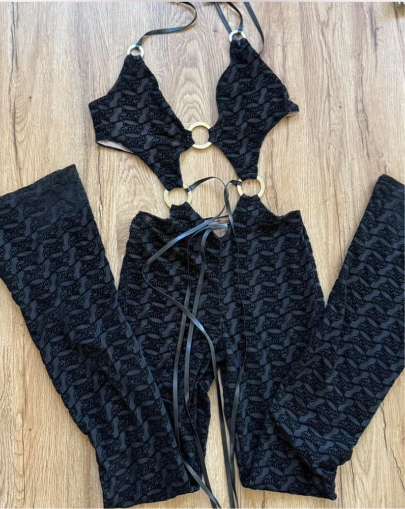 Outcast Kenzie Black Cur Out Jumpsuit - Image 3