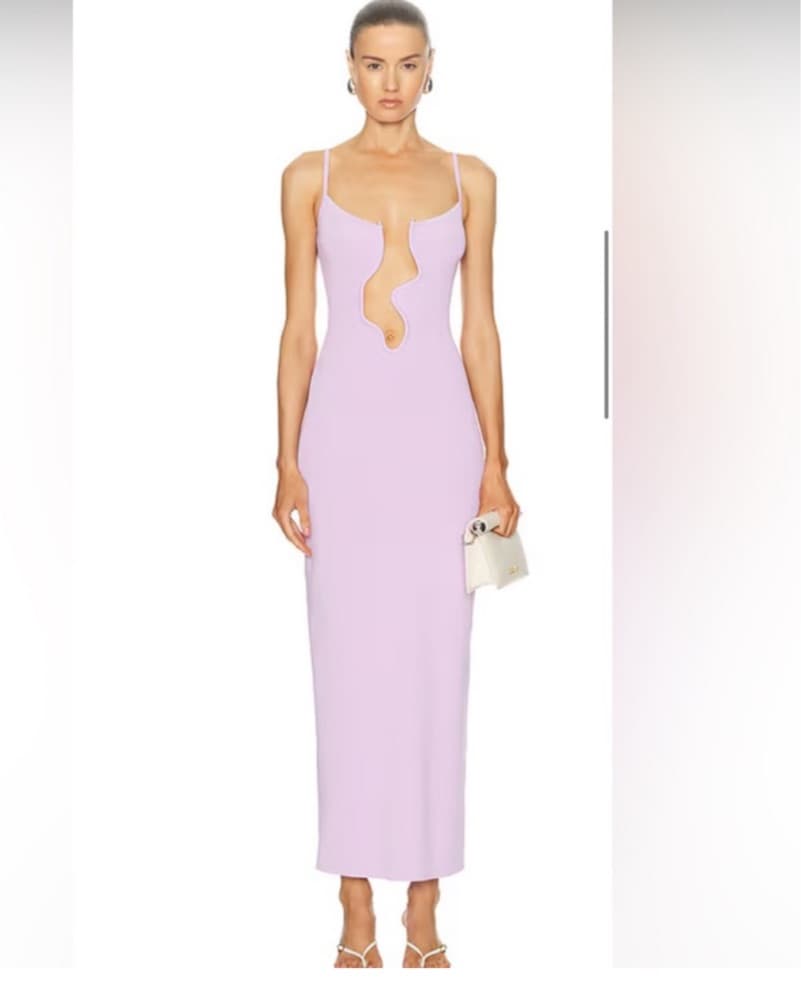 Christopher Esber Lilac Midi Dress - Image 1