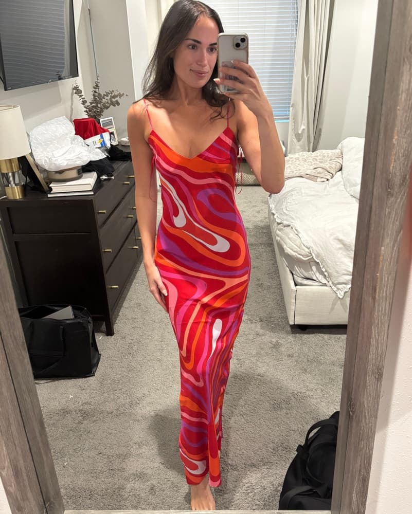 Pucci Marmo Printed Silk Maxi Dress  - Image 6