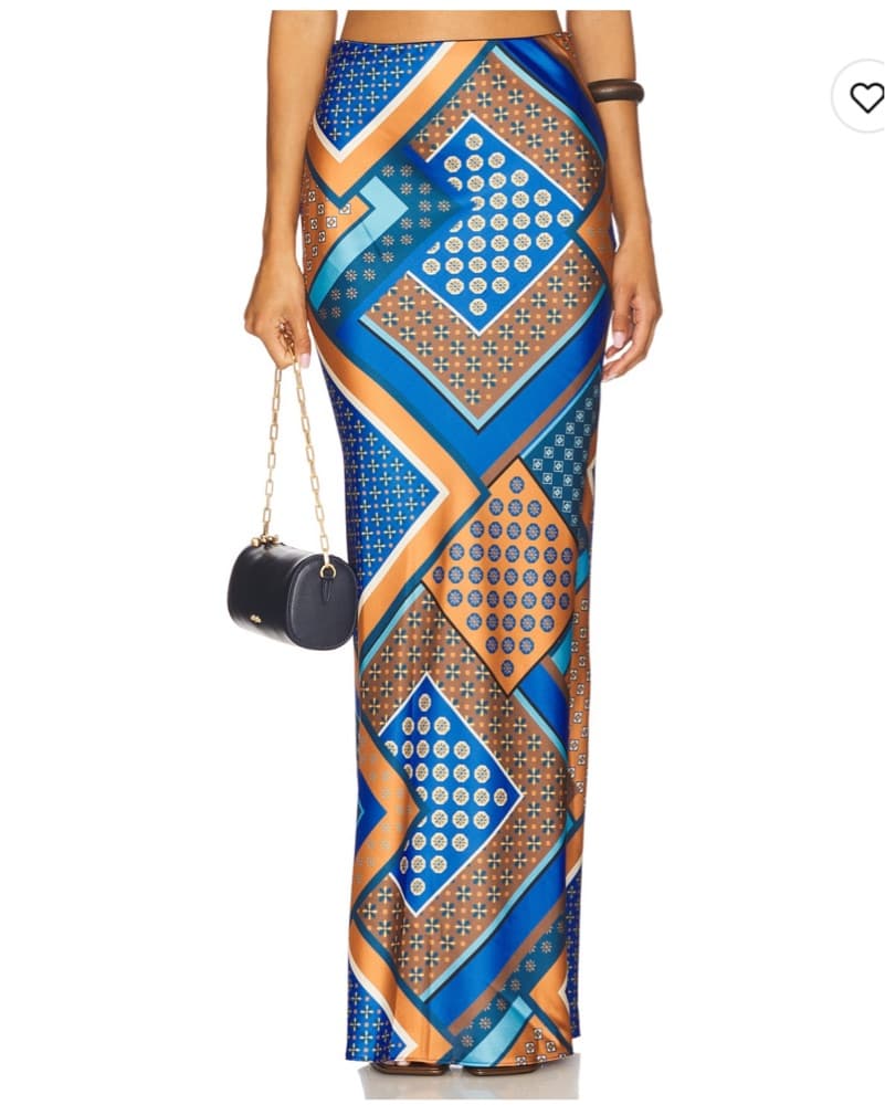 Sierra Skirt In Tile Patchwork - Image 1