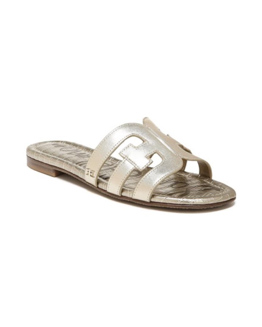 Sam Edelman Metallic Sandal  - Image 1
