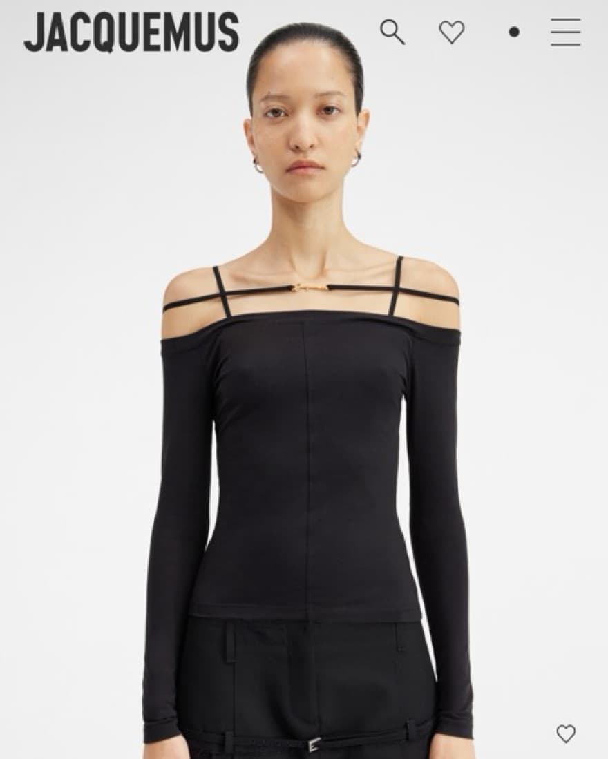 Jacquemus le sierra black shirt - Image 1