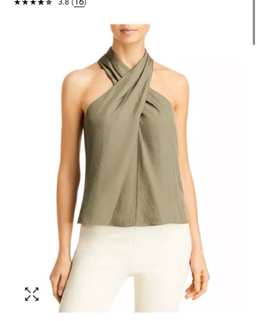 Theory - Twist Halter Top  - Image 1