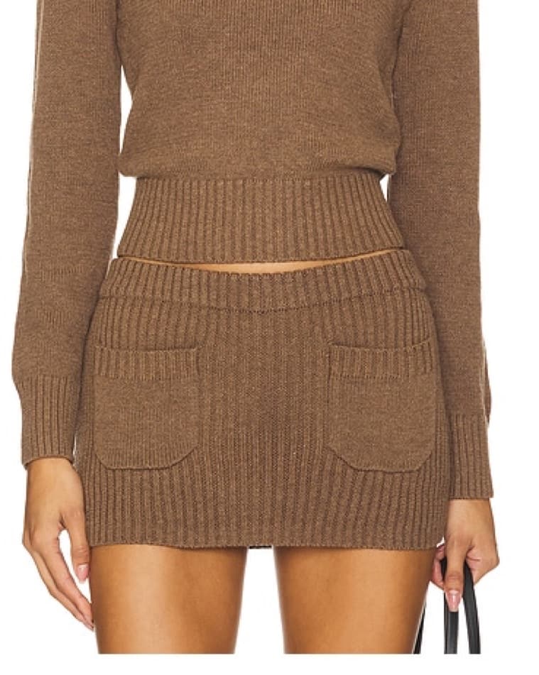 Frankies Bikinis Ashton Knit Skort - Image 1