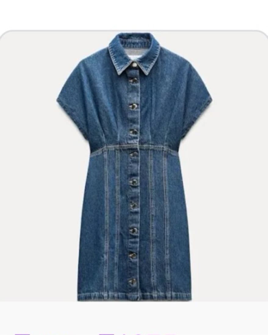 Zara denim Dress - Image 1