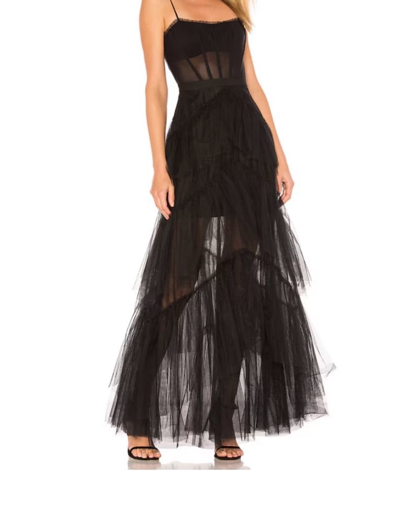 BCBG Corset Tulle Gown  - Image 1