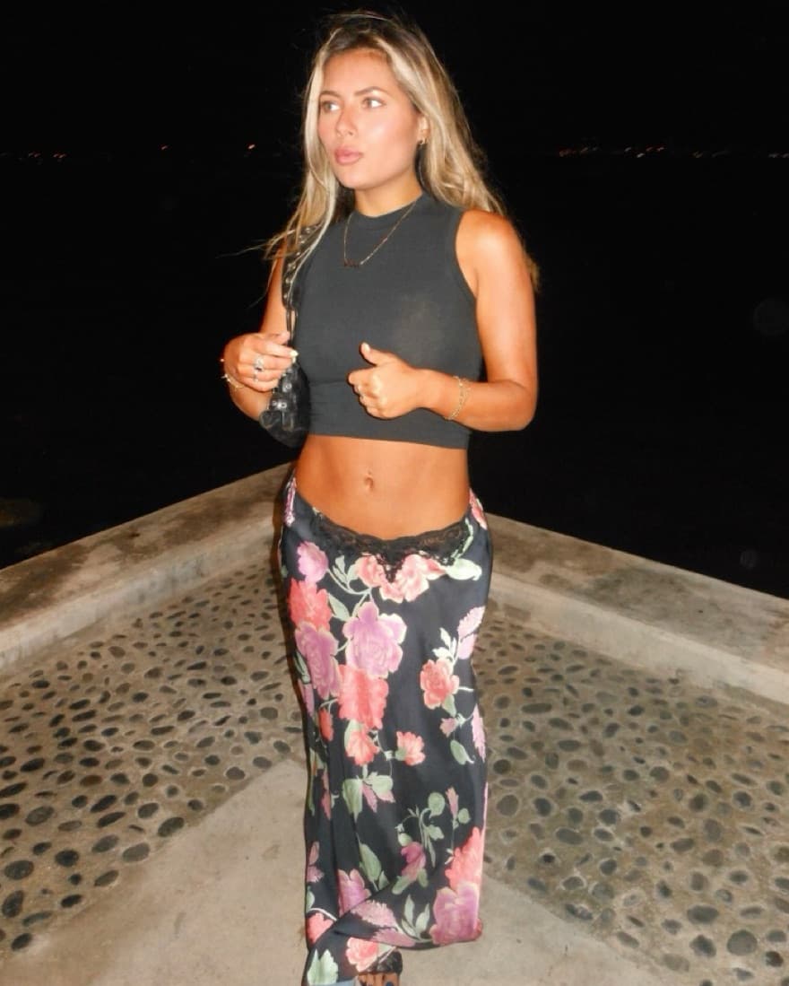 Low Rise Maxi Skirt - Image 6