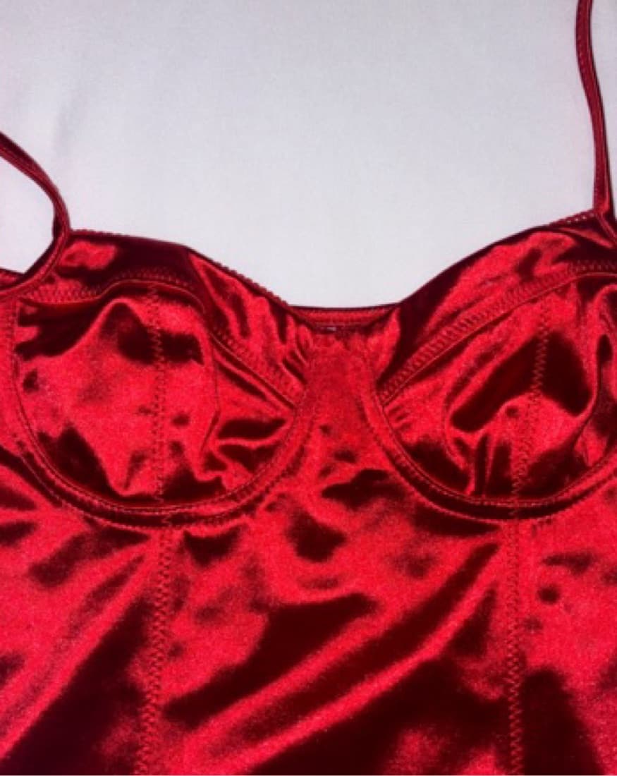Vibrant Red Princess Polly Bodysuit - Image 2