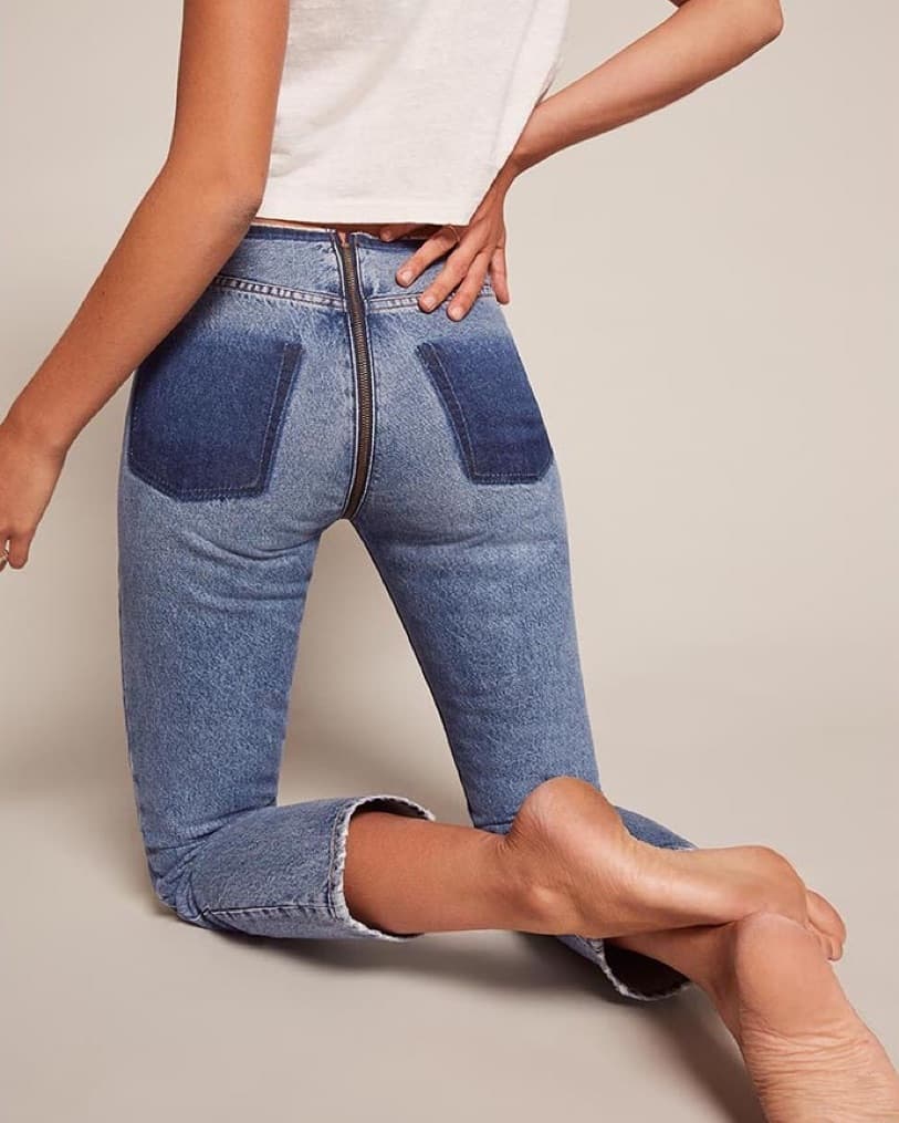 Reformation Zipper Jeans - Image 2