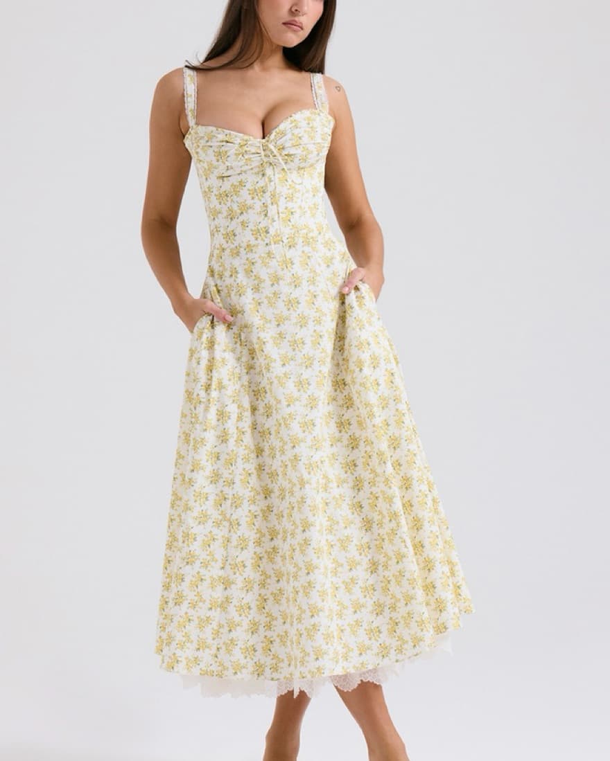 House Of CB Rosalee Floral Dress - Image 1