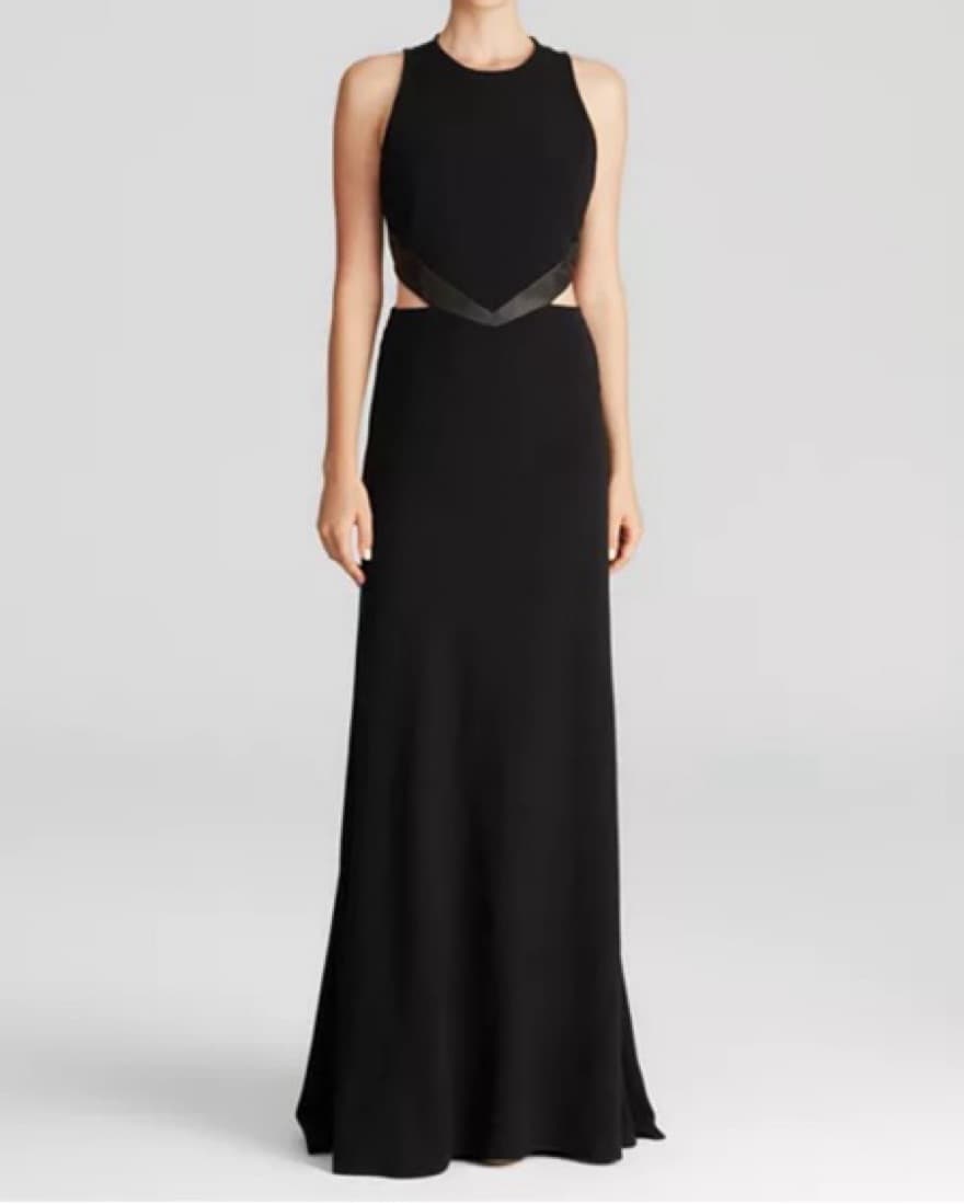 Alice & Olivia Adel Side Cutout Dress - Image 1