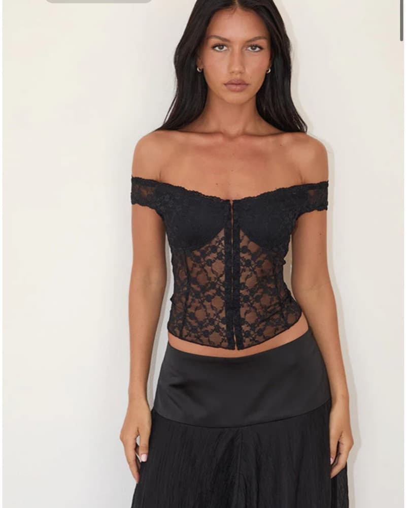 Motel Rocks Lace Top - Image 1