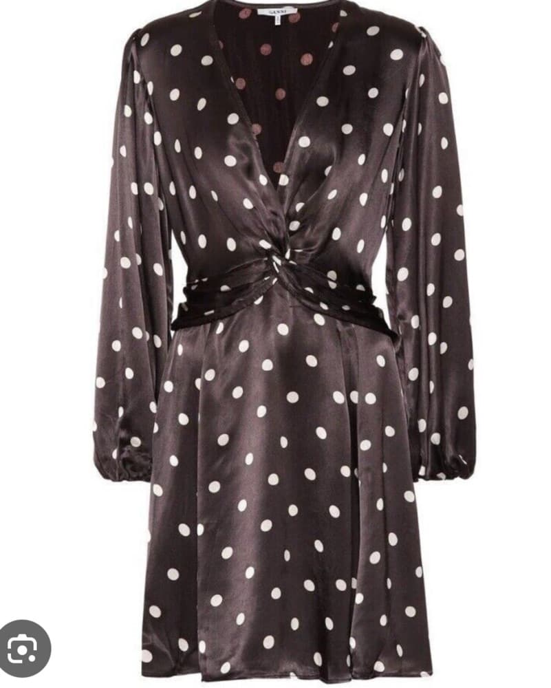 Ganni Polka Dot Dress - Image 1