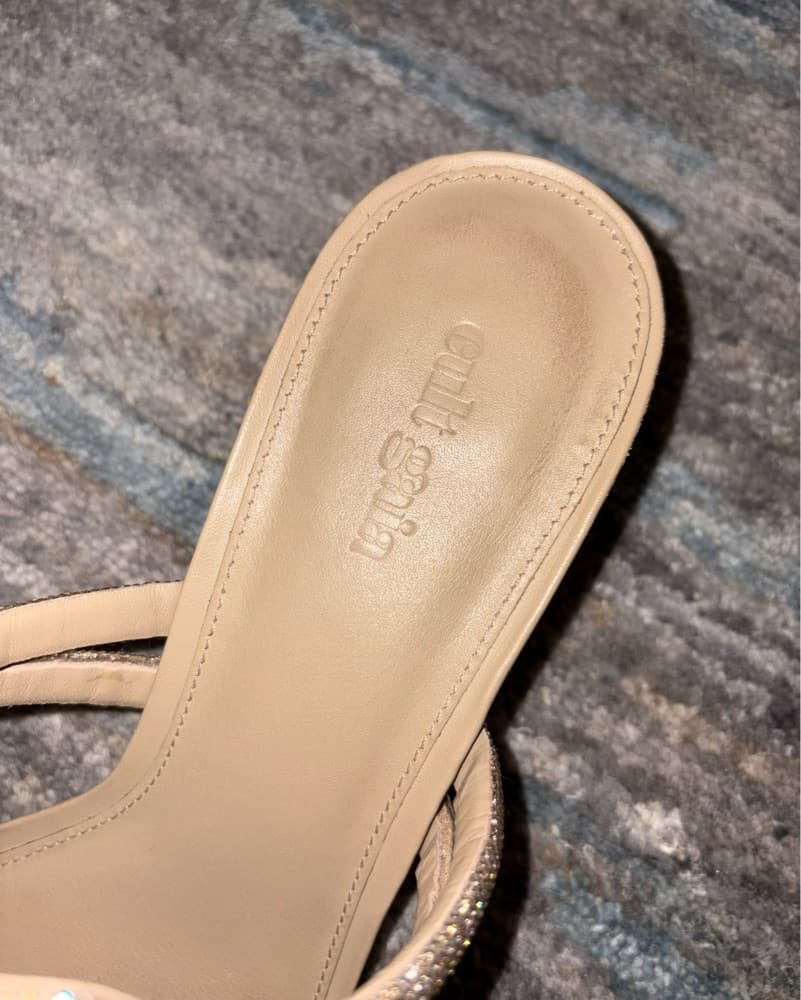 Cult Gaia Agyness Crystal Emb Mules 38.5 - Image 6