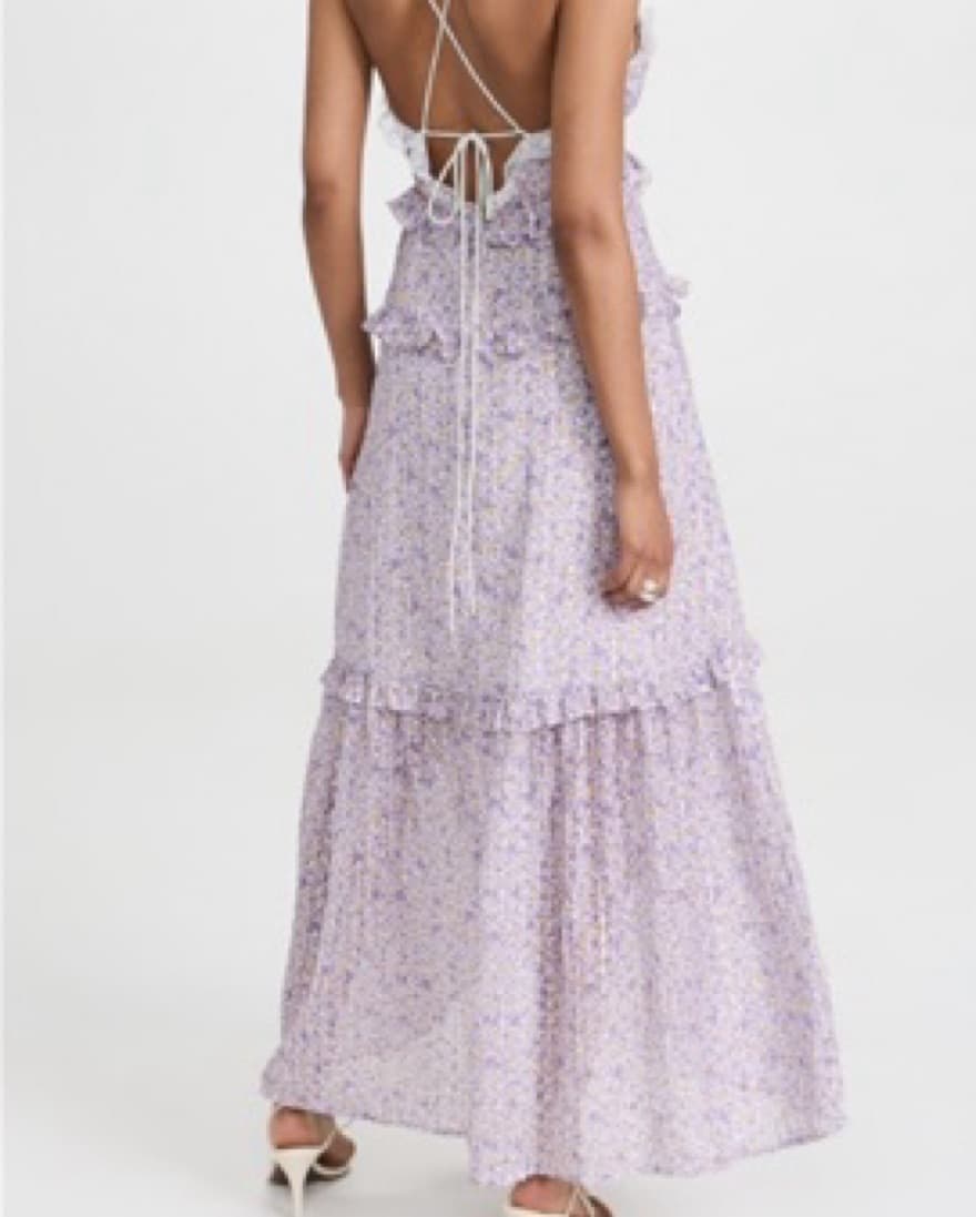 For Love And Lemons Cayne Maxi Dress - Image 2