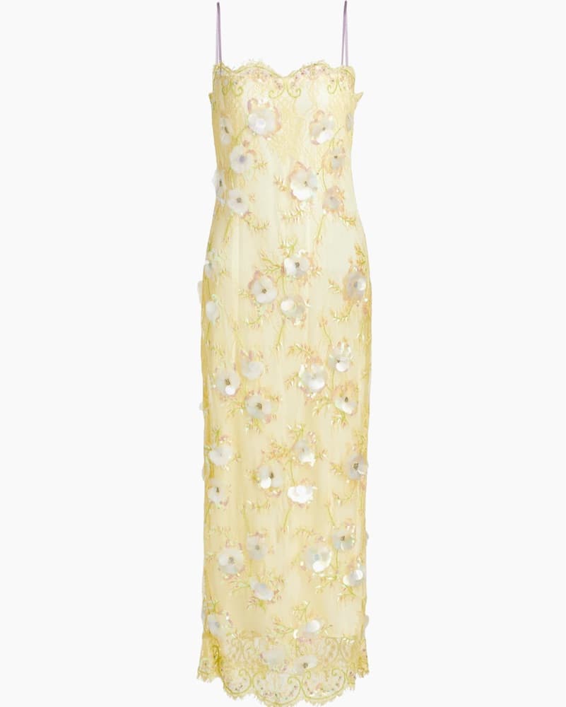 Loveshack Fancy Yellow Dress - Image 1