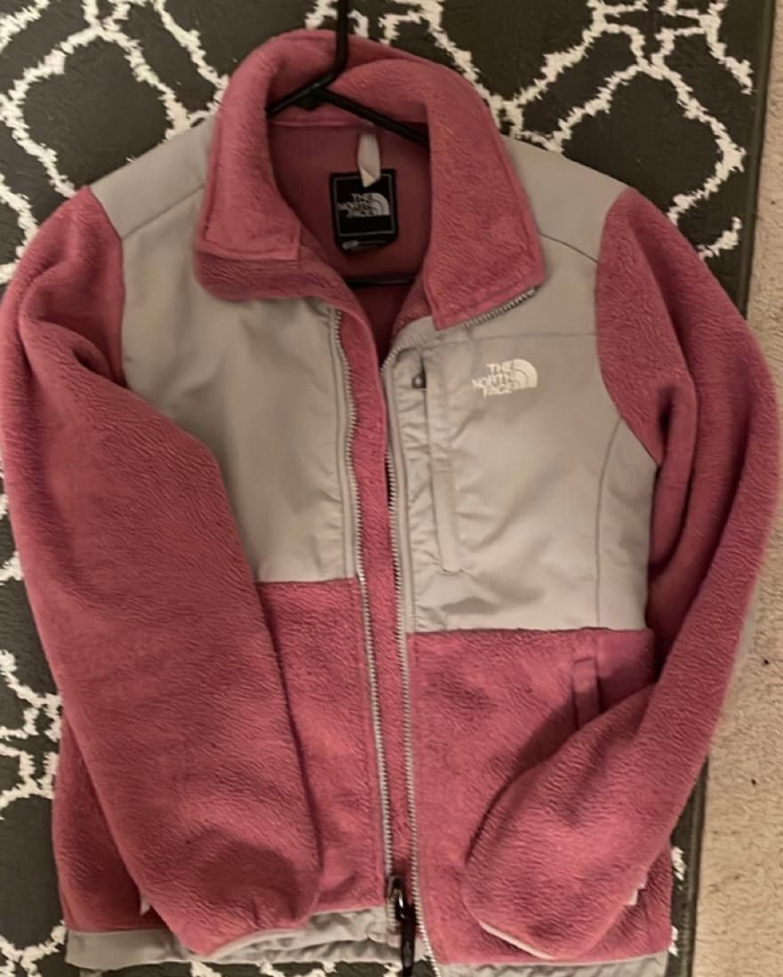 The North Face Pink Denali Jacket - Image 1