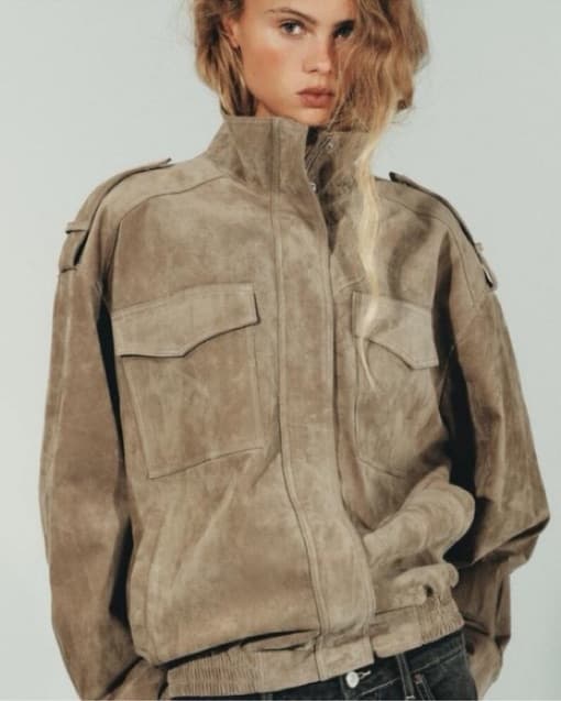 Zara Viral Suede Utility Jacket - Image 3