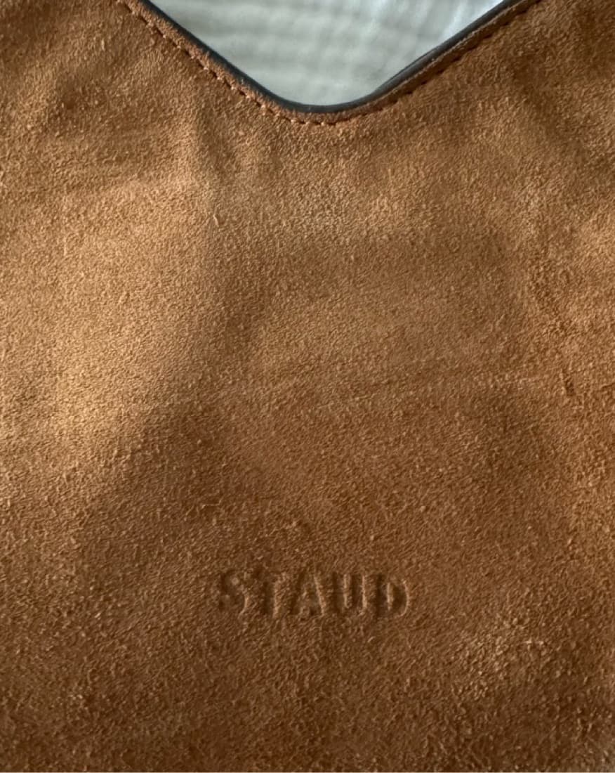 STAUD Suede valerie Shoulder Bag - Image 2
