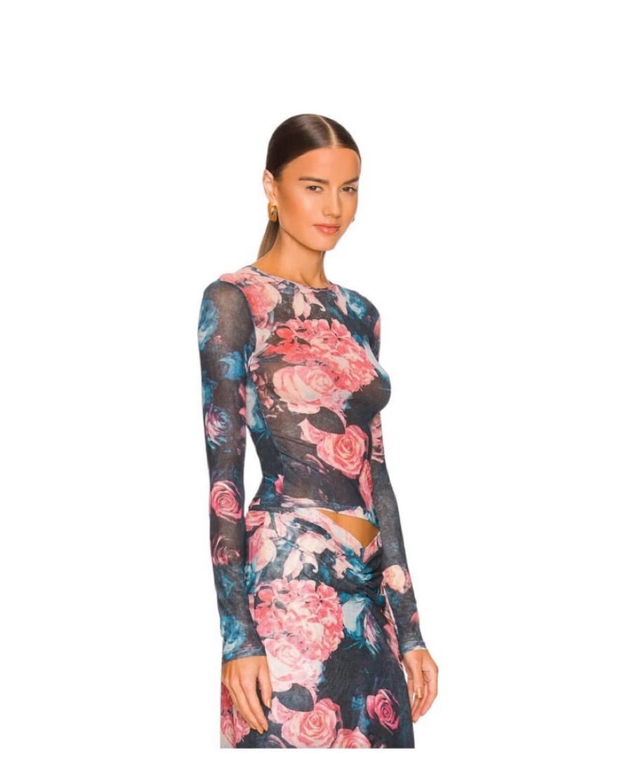 Miaou Rose Sheer Top - Image 3
