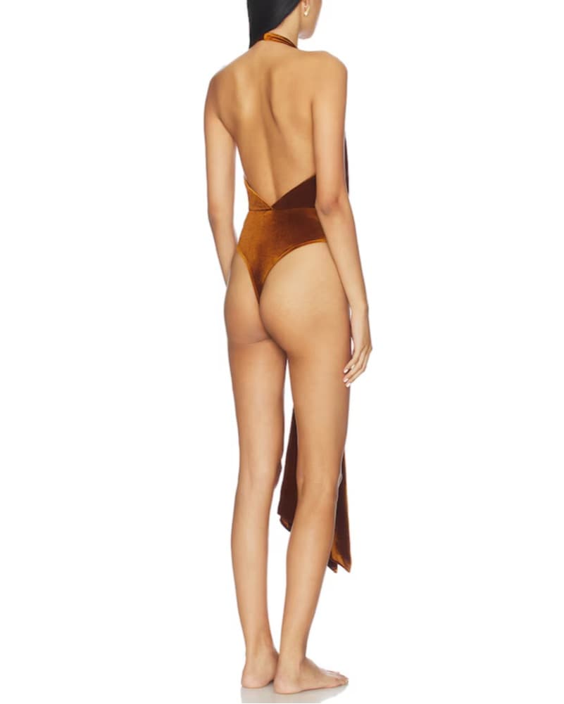 Seroya Vika Velvet Bodysuit - Image 4