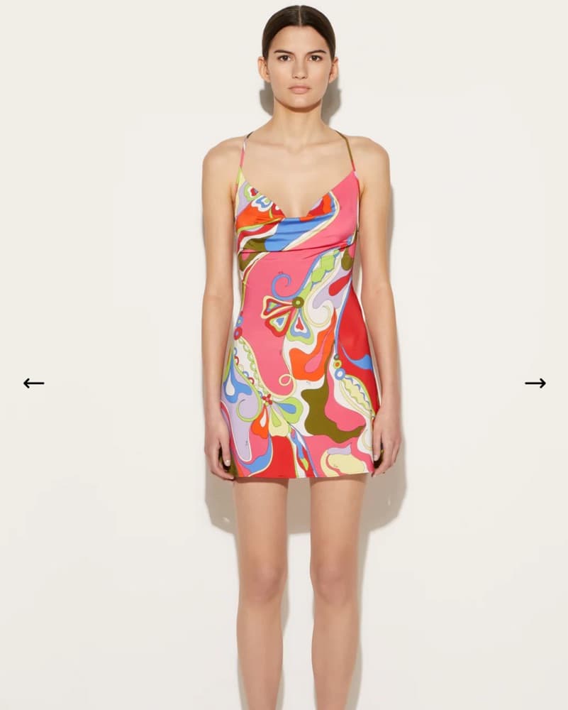 Pucci Orchidee Print Mini Dress - Image 1