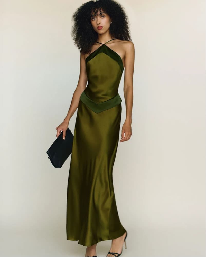 Reformation Silk Dress - Image 2