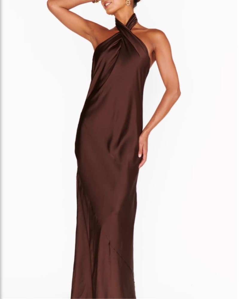 Brown Show Me Your Mumu Bridesmaid Dress - Image 1