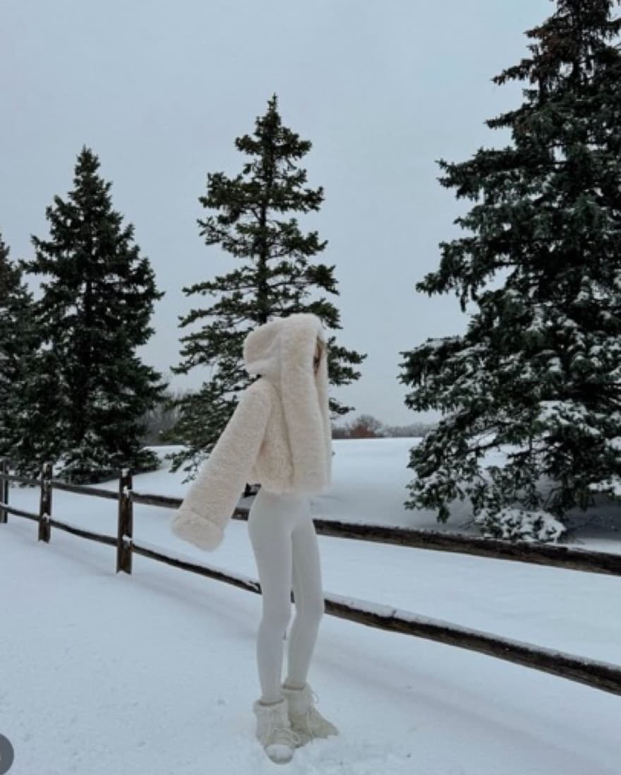 Faux Fur Warm Hood Jacket  - Image 3
