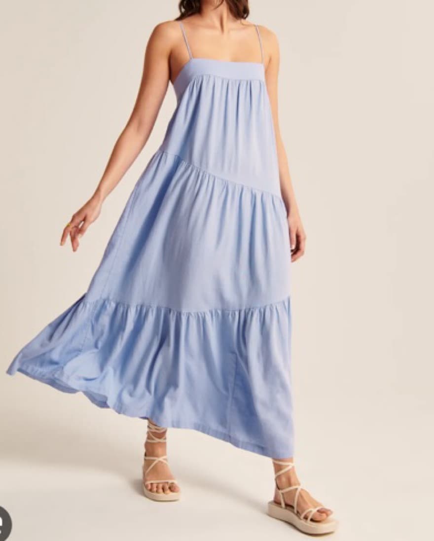 ABERCROMBIE - Asymmetrical Tiered Maxi - Image 1