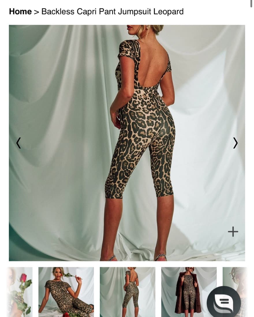 Leopard Cheetah Jumpsuit - Image 4